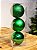 BOLA TRADICIONAL VERDE BANDEIRA 10CM KIT COM 3 UNIDS - PRÉ VENDA 2025 - Imagem 1