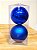 BOLA TRADICIONAL AZUL ROYAL  12CM KIT COM 2 UNIDS - Imagem 1