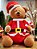 URSO INFLÁVEL COM PLUSH 2,74CM BIVOLT USO INTERNO E EXTERNO - Imagem 1