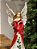 ANJO VERMELHO COM CARDEAL EM RESINA 35CM - Imagem 4