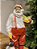 PAPAI NOEL FAZENDEIRO COM CESTO 27CM - Imagem 3