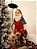 PAPAI NOEL FAZENDEIRO COM GUARDA-CHUVA 27CM - PRÉ VENDA 2025 - Imagem 1