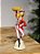 RATINHO DANÇARINO EM RESINA BRANCO E VERMELHO 25CM - Imagem 1