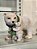 URSO COM FILHOTE EM RESINA NATALINO 15CM - PRÉ VENDA 2025 - Imagem 1