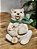 URSO COM FILHOTE EM RESINA NATALINO 15CM - Imagem 3