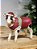 VACA COM SUETER EM RESINA NATALINA 17CM - Imagem 1