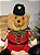 URSO MENINO NATALINO VERMELHO SENTADO 25CM - Imagem 5