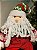 PAPAI NOEL SENTADO VERMELHO E VERDE 65CM - Imagem 2