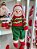 BONECO DE NEVE SENTADO VERMELHO E VERDE 65CM - PRÉ VENDA 2025 - Imagem 1