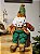 PAPAI NOEL SENTADO VERMELHO E VERDE 55CM - Imagem 2