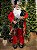 PAPAI NOEL VERMELHO EM PÉ 1,50CM - Imagem 1