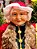 MAMÃE NOEL EM PÉ VERMELHA 1,50CM - Imagem 3