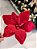 FLOR POINSETIA TRADICIONAL VERMELHA VELUDO 24CM - PRÉ VENDA 2025 - Imagem 1