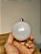 BOLA DECORADA BRANCA 8CM COM 3 UNIDADES - Imagem 2