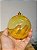 BOLA TRANSPARENTE AMARELA 10CM COM 2 UNIDADES - Imagem 3