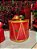 BASE PARA ÁRVORE DE NATAL TAMBOR VERMELHO 40CM - PRÉ VENDA 2025 - Imagem 1