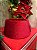 SAIA RÍGIDA PARA ÁRVORE DE NATAL VELUDO VERMELHO 30CM - Imagem 3