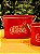 CACHEPOT MERRY CHRISTMAS VERMELHO E DOURADO COM 2 UNIDADES 22CM E 34CM - Imagem 3