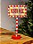 PLACA NORTH POLE COM LED 29CM - Imagem 1
