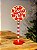 PLACA SANTA STOP COM LED 31CM - Imagem 1