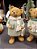 URSO COM CACHECOL EM RESINA VERDE MENTA 15,5CM  - PRÉ VENDA 2025 - Imagem 1