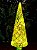 ÁRVORE DE VIDRO VERDE GIRATÓRIA COM LED 30CM - Imagem 3