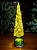 ÁRVORE DE VIDRO VERDE GIRATÓRIA COM LED 40CM - Imagem 3