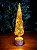 ÁRVORE DE VIDRO OURO GIRATÓRIA COM LED 40CM - Imagem 2