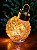 BOLA DE VIDRO OURO GIRATÓRIA COM LED 25CM - Imagem 2