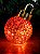 BOLA DE VIDRO VERMELHA COM LED 25CM - Imagem 2