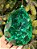 PENDENTE ORNAMENTO JOIA VERDE 19CM - Imagem 1