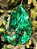 PENDENTE ORNAMENTO JOIA VERDE 23CM - Imagem 2