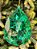 PENDENTE ORNAMENTO JOIA VERDE 23CM - Imagem 3