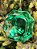 PENDENTE ORNAMENTO JOIA VERDE 16,5CM - Imagem 1