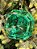 PENDENTE ORNAMENTO JOIA VERDE 16,5CM - Imagem 3