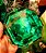 PENDENTE ORNAMENTO JOIA VERDE 16,5CM - PRÉ VENDA 2025 - Imagem 1