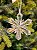 PENDENTE ORNAMENTO FLOCO DE NEVE IRIDESCENTE 10,5CM - Imagem 1