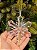 PENDENTE ORNAMENTO FLOCO DE NEVE IRIDESCENTE 10,5CM - Imagem 2