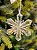 PENDENTE ORNAMENTO FLOCO DE NEVE IRIDESCENTE 10,5CM - Imagem 3