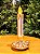 VELA DECORATIVA COM LED OURO E BRANCO 37,5CM - Imagem 1