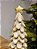 ÁRVORE EM RESINA OURO E BRANCO 21CM - Imagem 4