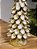 ÁRVORE EM RESINA OURO E BRANCO 26CM - Imagem 4