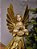 ANJO SEGURANDO GUIRLANDA COM LED OURO 35,5CM - Imagem 3