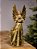 ANJO SEGURANDO GUIRLANDA COM LED OURO 35,5CM - Imagem 1