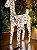 RENA EM PÉ ARAMADA COM 720 LEDS WARM BRANCA 84CM - Imagem 4
