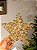 ESTRELA ARAMADA OURO COM LED 30CM - Imagem 1