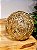 BOLA ARAMADA RATTAN OURO 25CM - Imagem 4