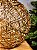 BOLA ARAMADA RATTAN OURO 30CM - Imagem 2