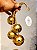 PENDENTE COM GUIZOS EM METAL OURO 39CM - Imagem 2