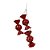 PENDENTE COM BOMBOM GUIZO EM METAL VERMELHO 30CM - PRÉ VENDA 2025 - Imagem 1
